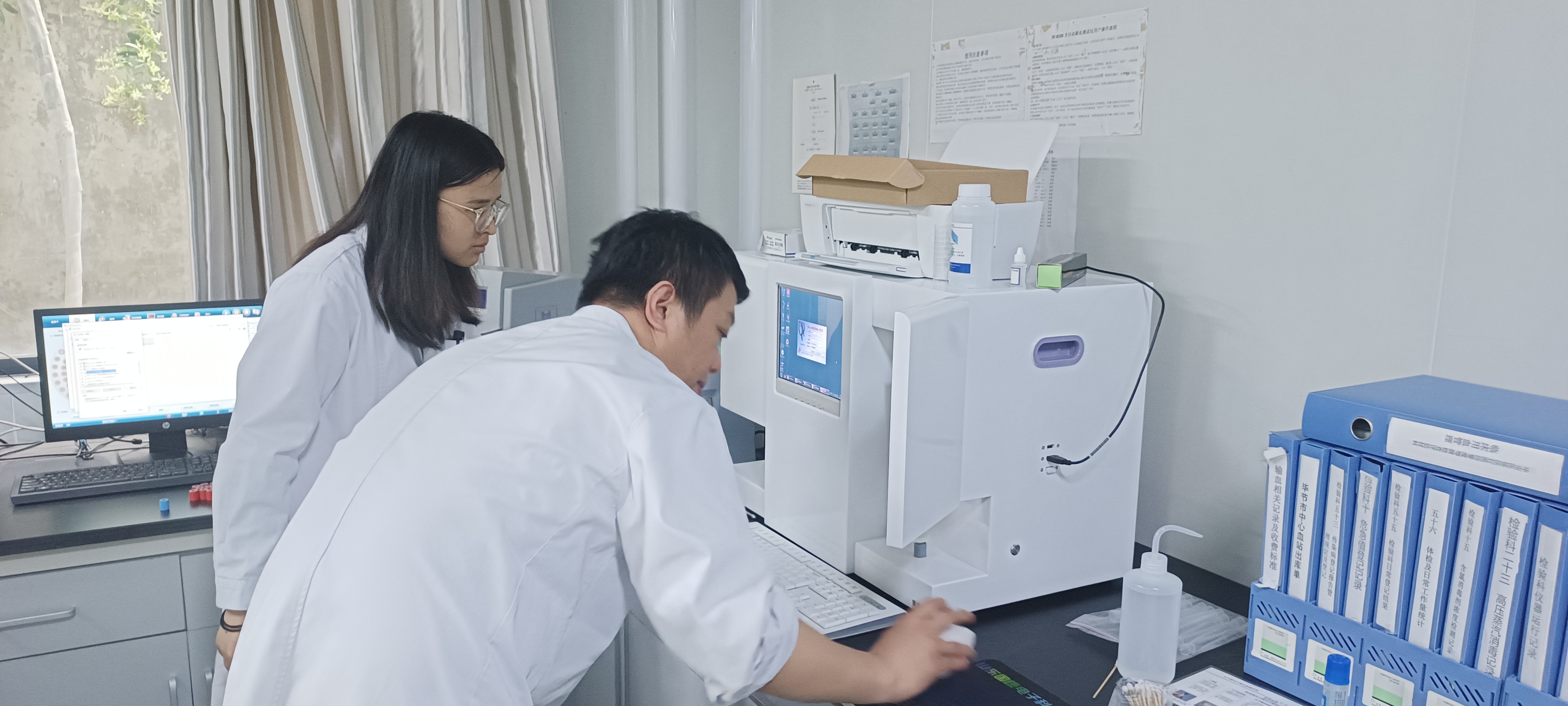 叮咚！GK-1型号蘑菇视频成人网站免费器一体机在贵州毕节肿瘤医院装机培训啦！